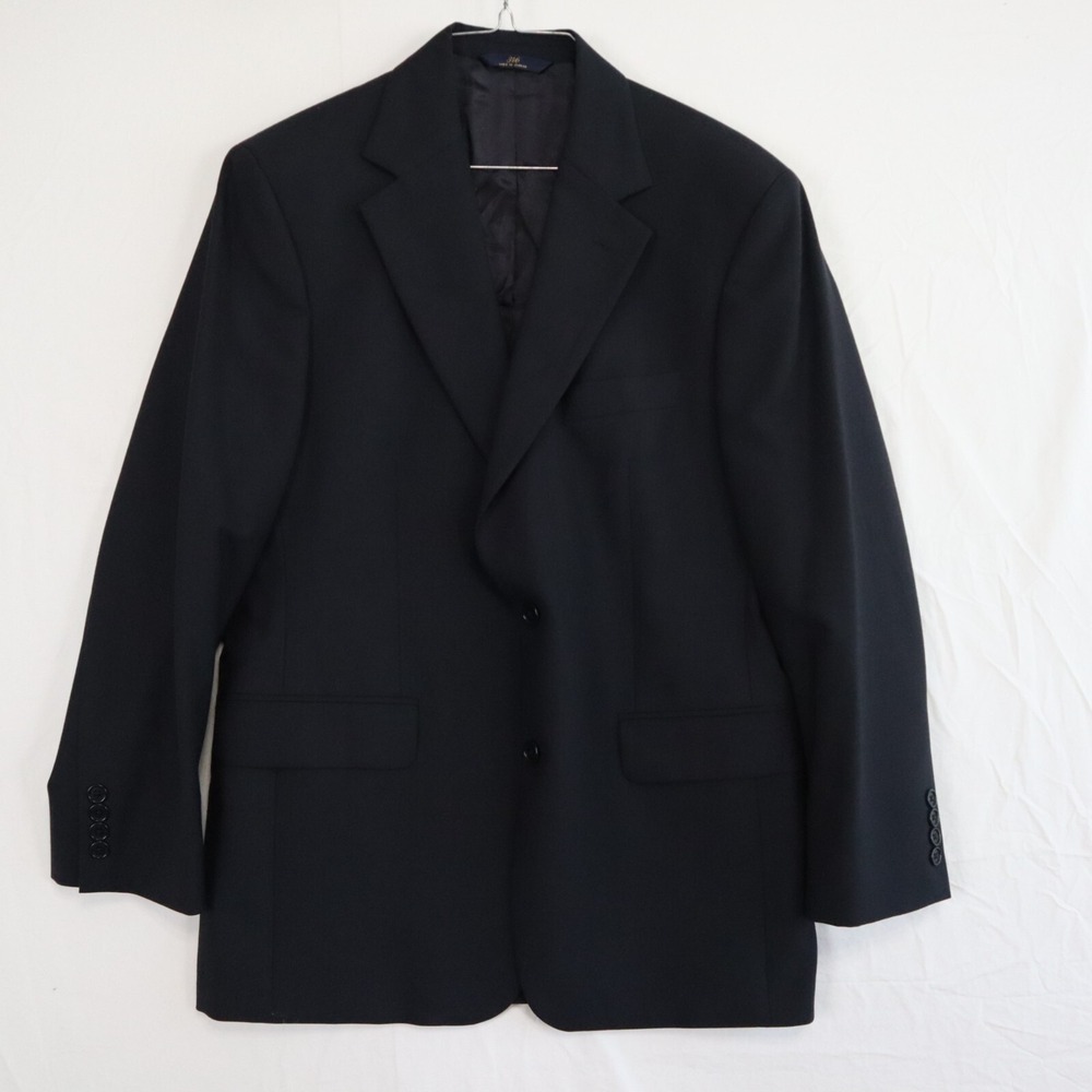 Brooks Brothers Blazer Mens 38S‎ 346 Stretch Wool Suit Jacket Coat Formal Blue